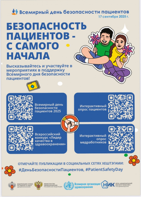 17 сентября- День безопасности пациентов